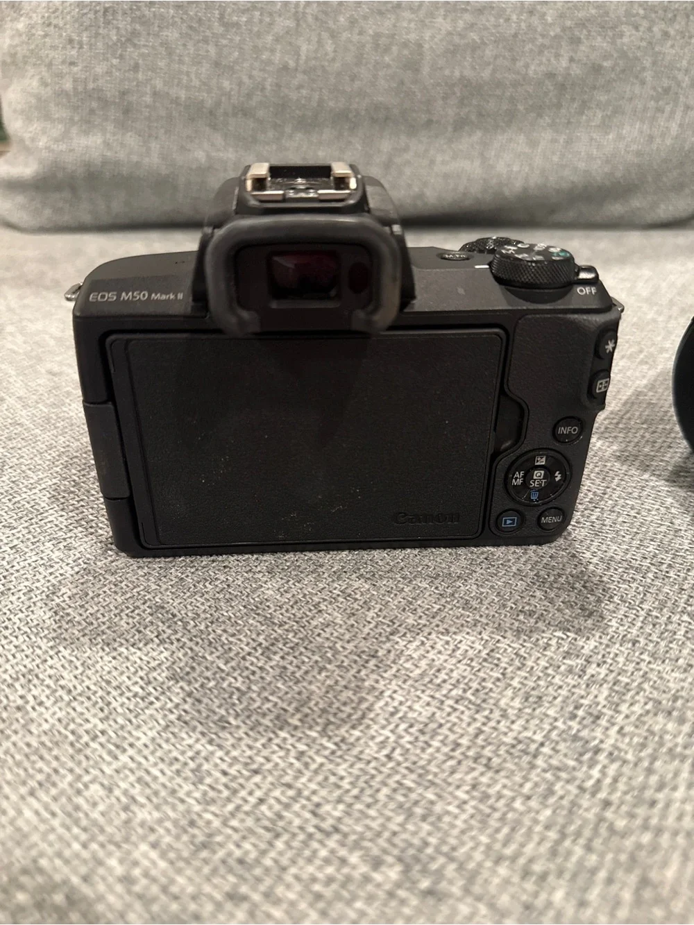 Canon EOS M50 mark ii with Two Black Lenses
